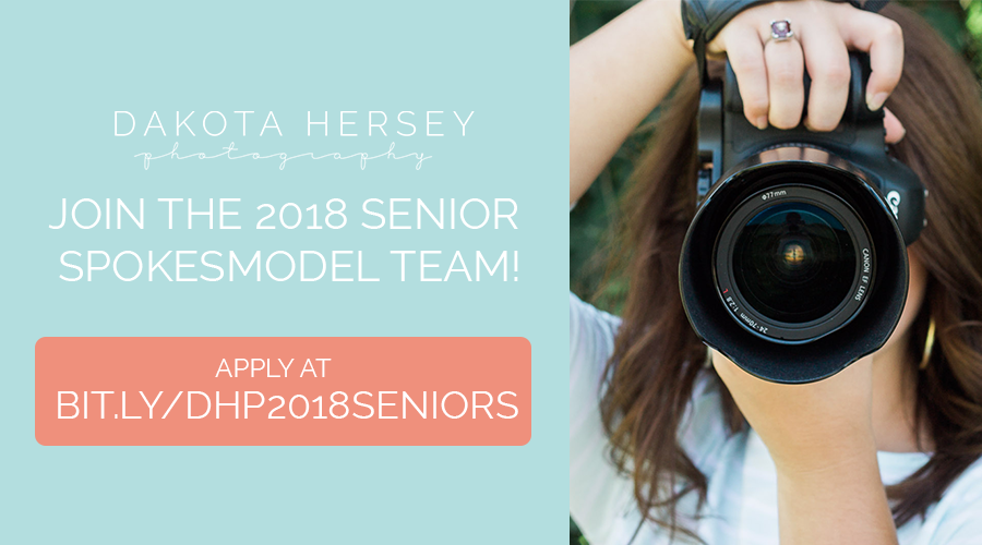 Join the 2018 Dakota Hersey Spokesmodel Team!