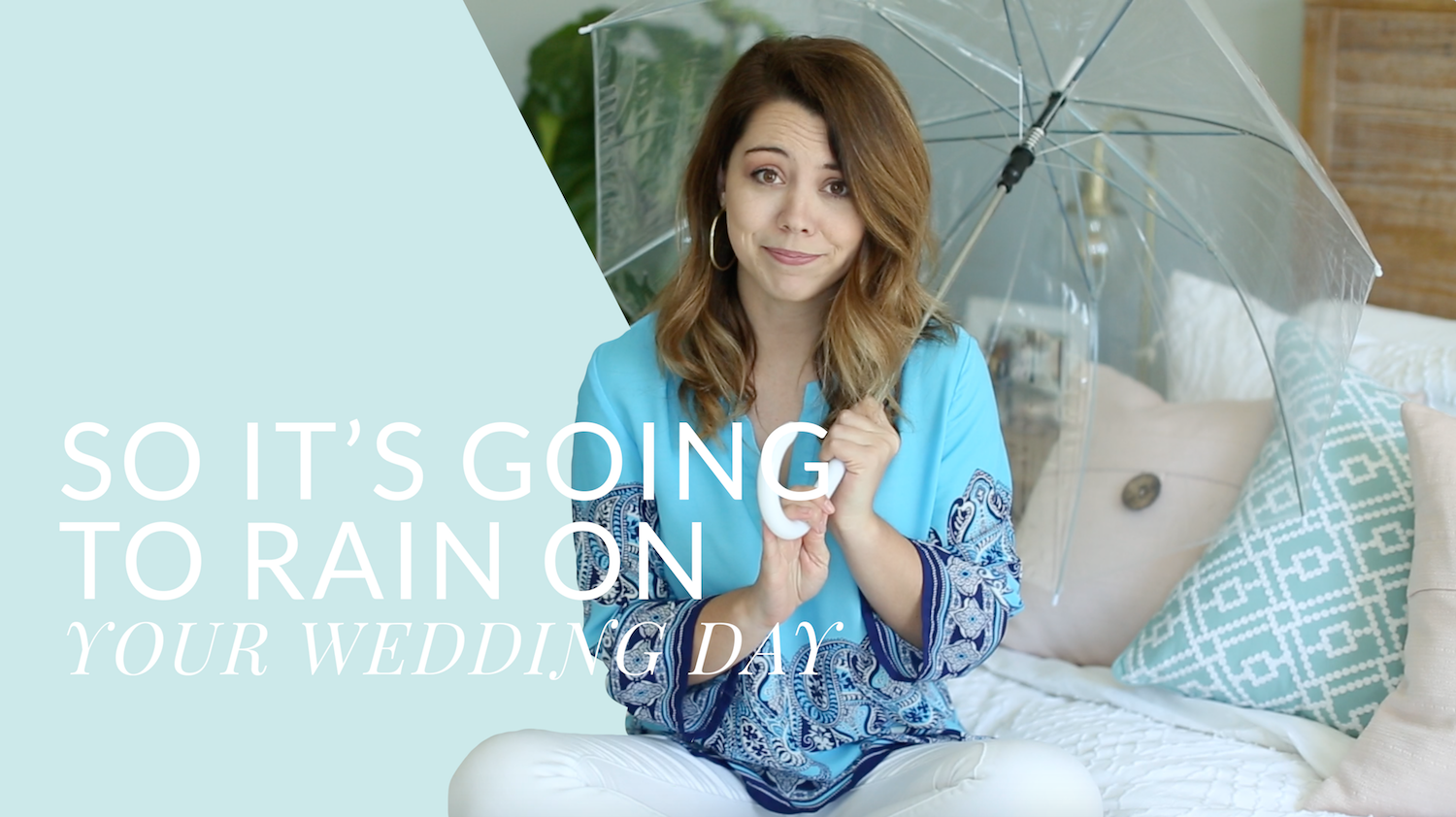 What To Do If It's Going To Rain On Your Wedding Day