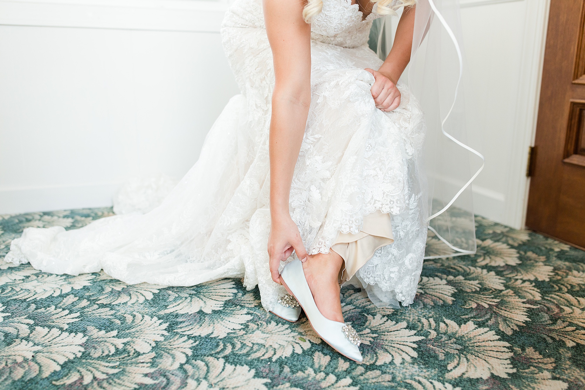 Light Blue Spring Wedding In Goldsboro Nc Hannah And Ben