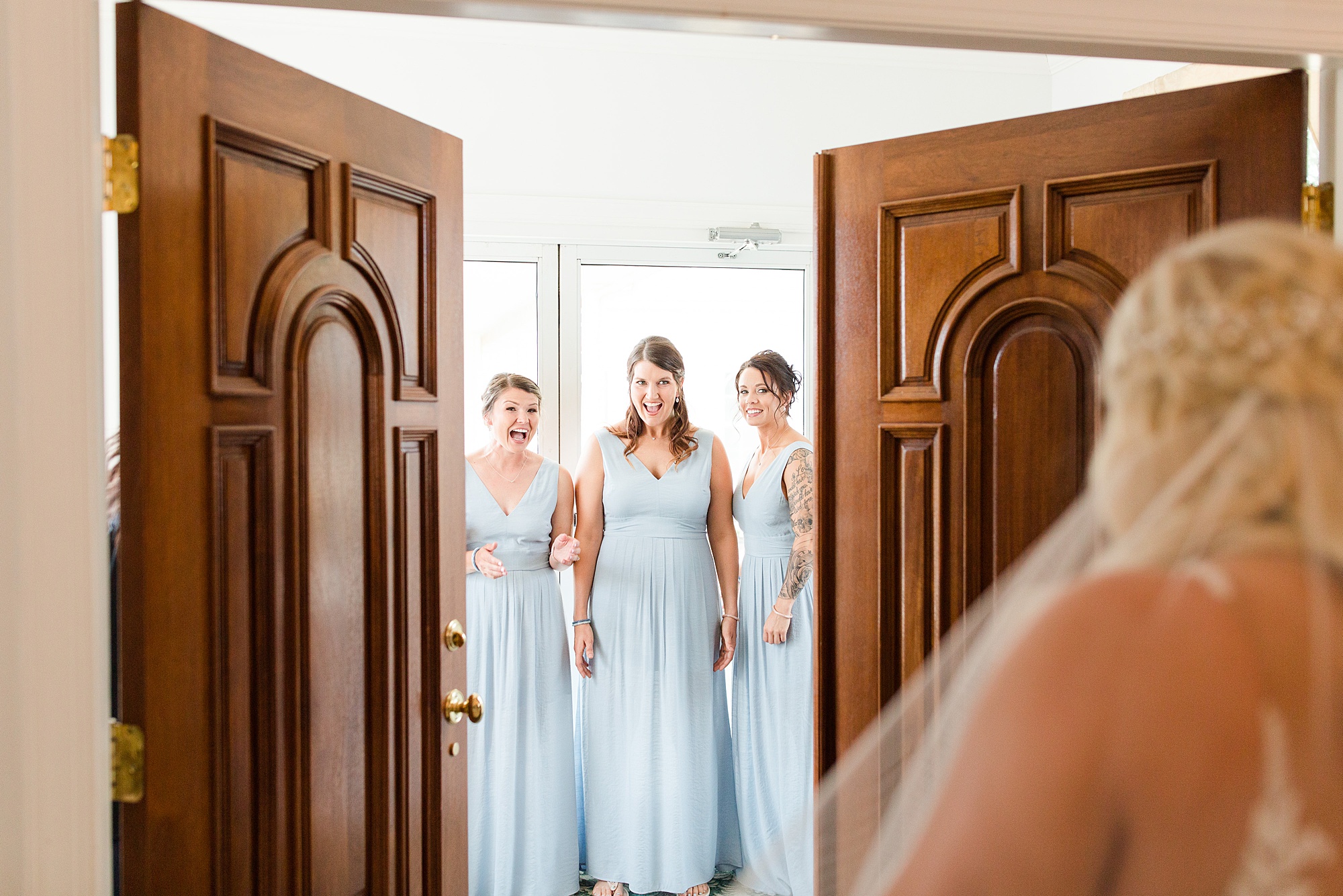 Light Blue Spring Wedding In Goldsboro Nc Hannah And Ben