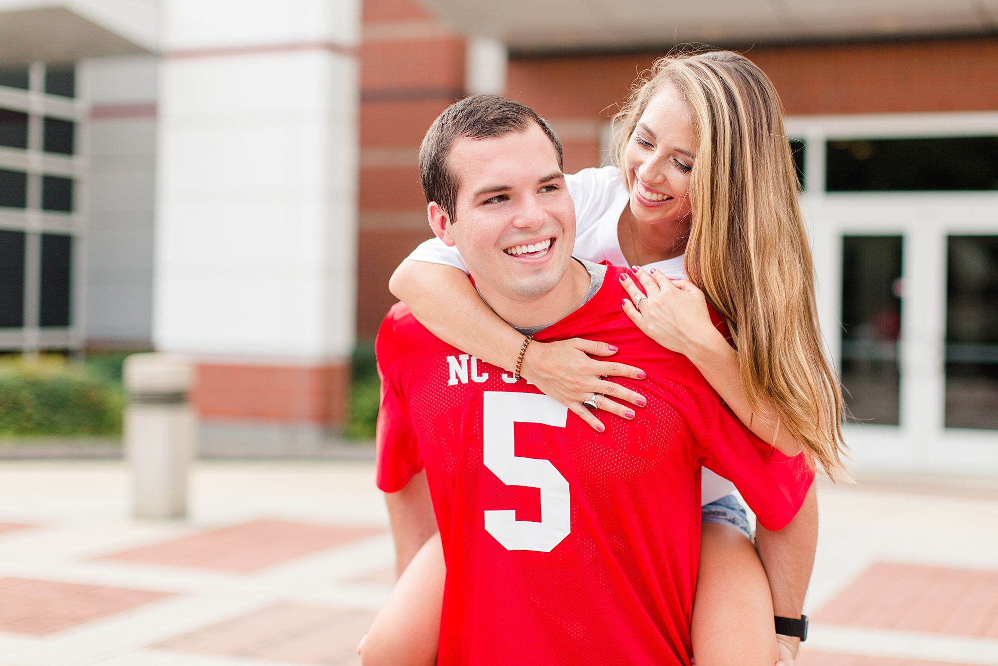 NC State and Meredith Engagements in Raleigh, NC | Katherine and Cory