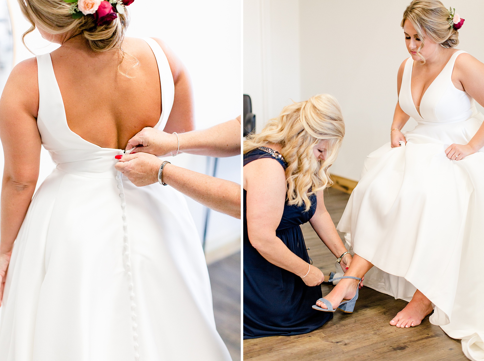 Fall Wedding At The Parlour At Mann S Chapel In Chapel Hill Nc