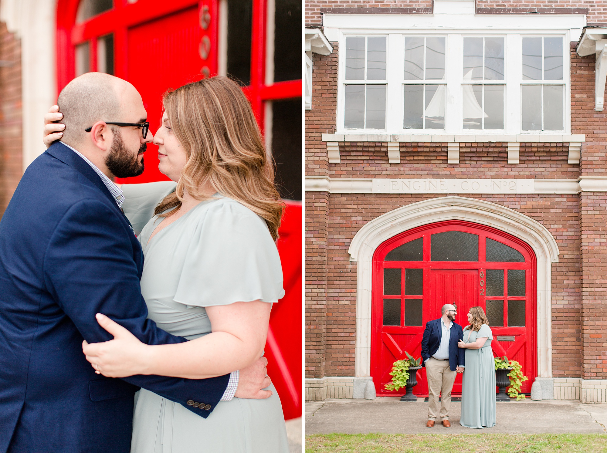 Engagement Photos In Downtown Wilmington Nc Rachel And Jack