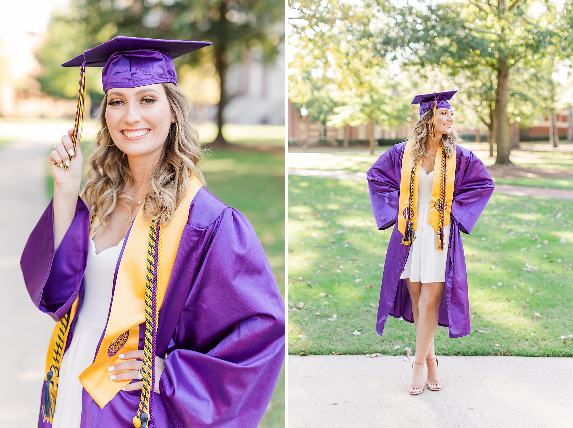 College Graduation Senior Photos At ECU | Katlyn Hoyle | Dakota Hersey ...