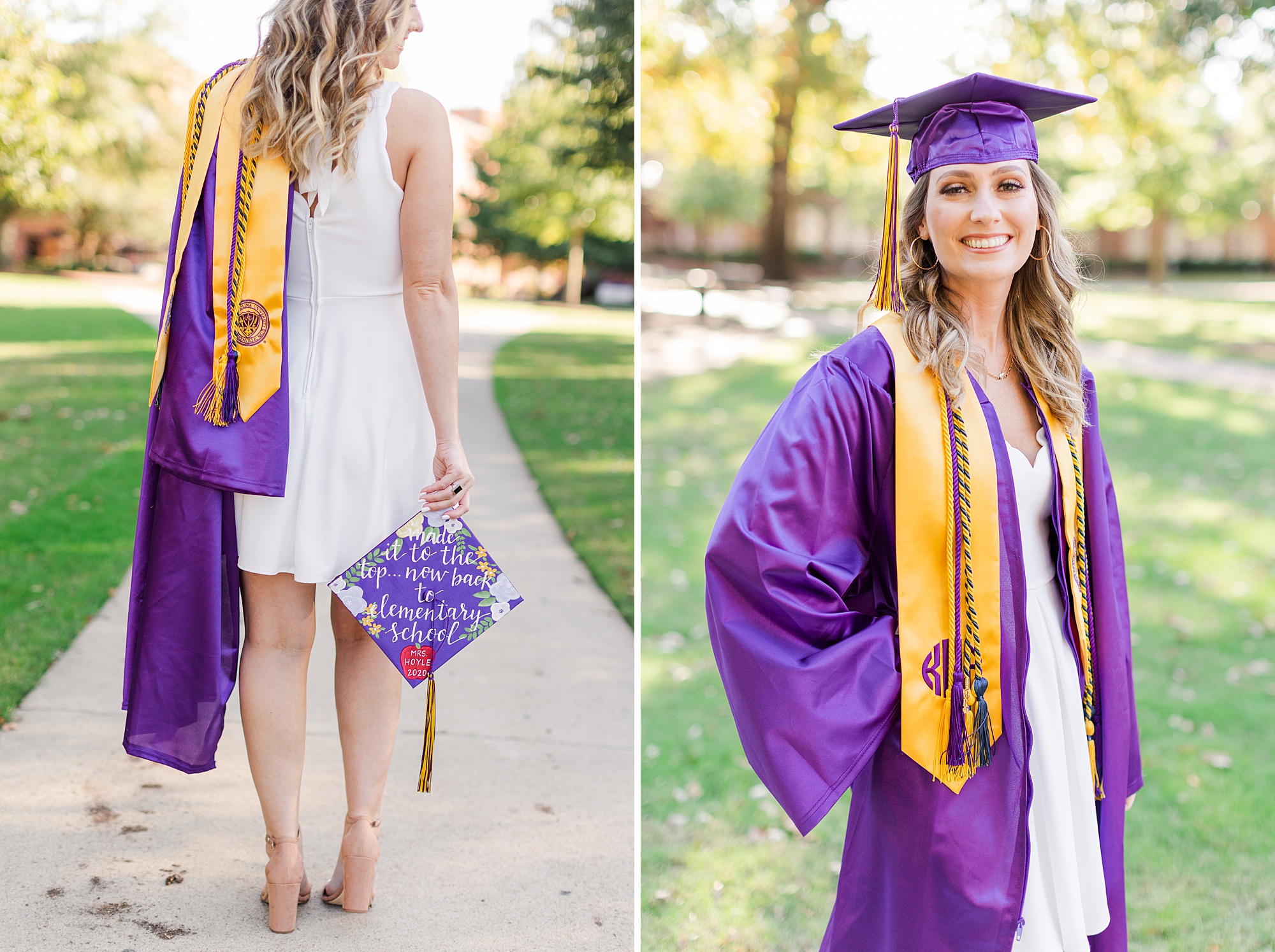 College Graduation Senior Photos At ECU | Katlyn Hoyle | Dakota Hersey ...