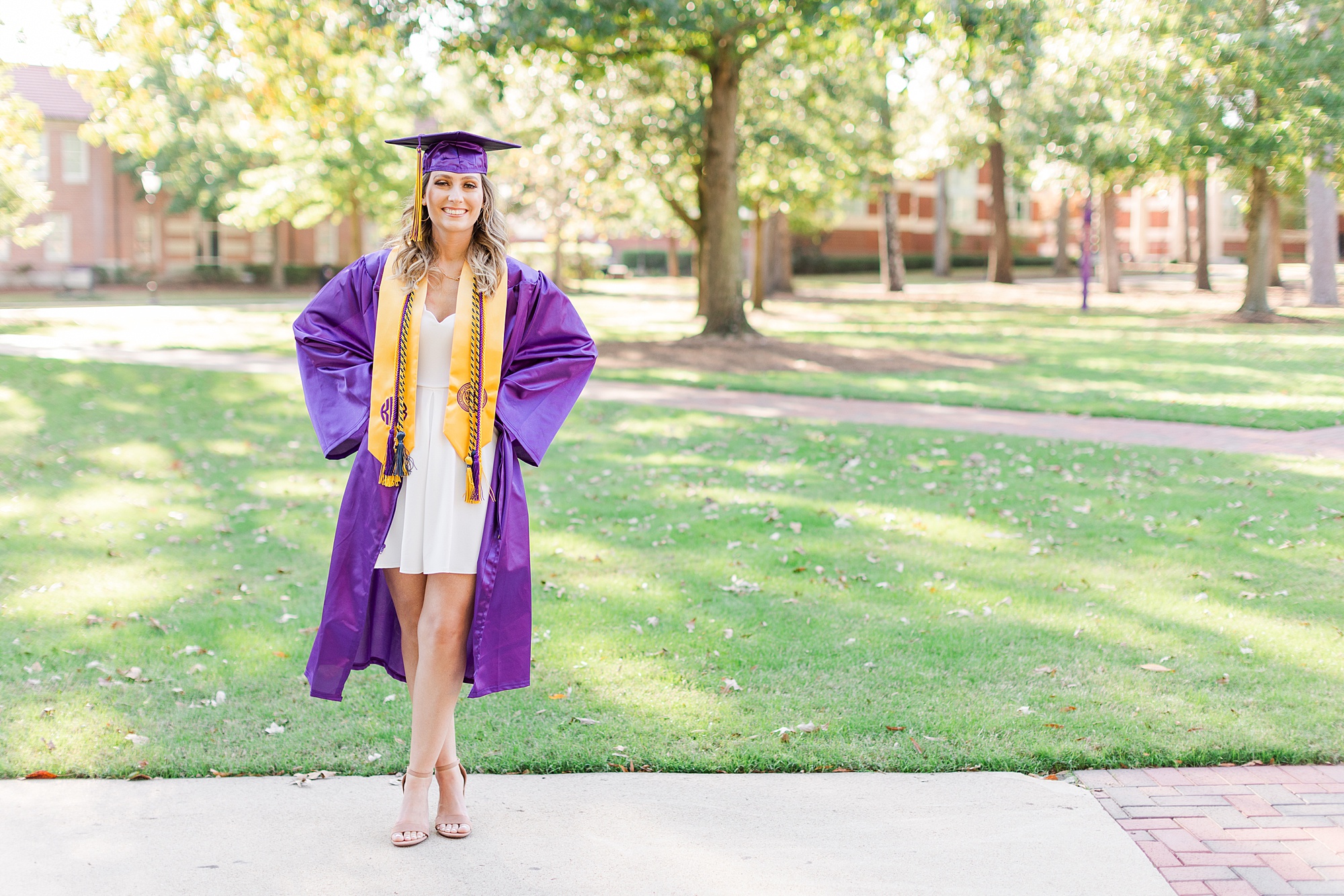 College Graduation Senior Photos At ECU | Katlyn Hoyle | Dakota Hersey ...