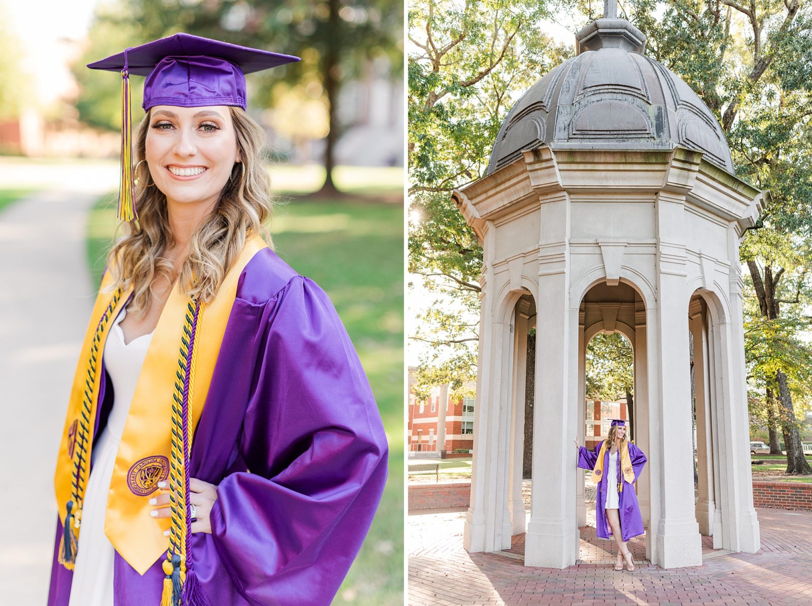 College Graduation Senior Photos At ECU | Katlyn Hoyle | Dakota Hersey ...