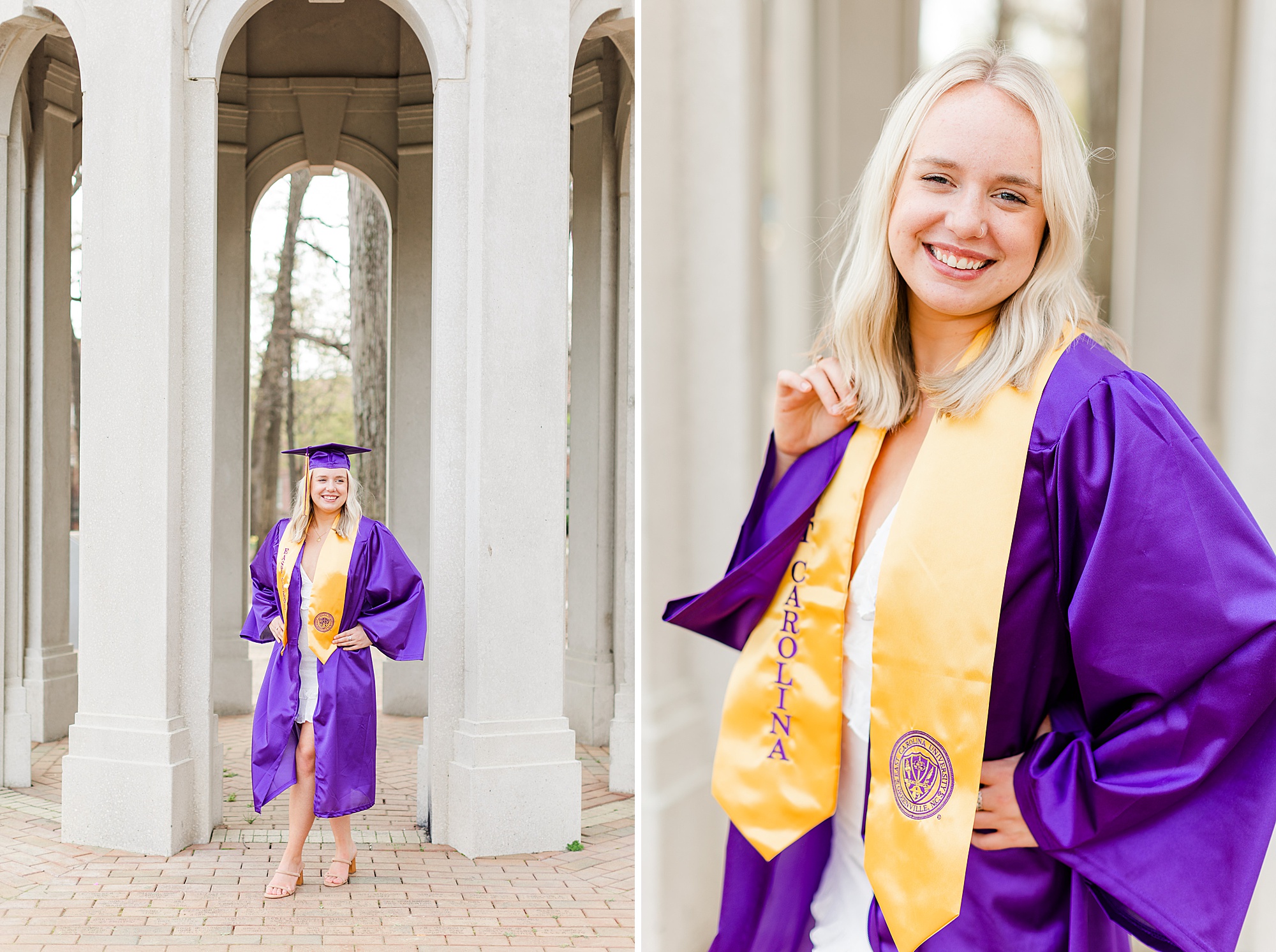 ECU Senior Graduation Photos | Kati Gerken | Dakota Hersey Photography