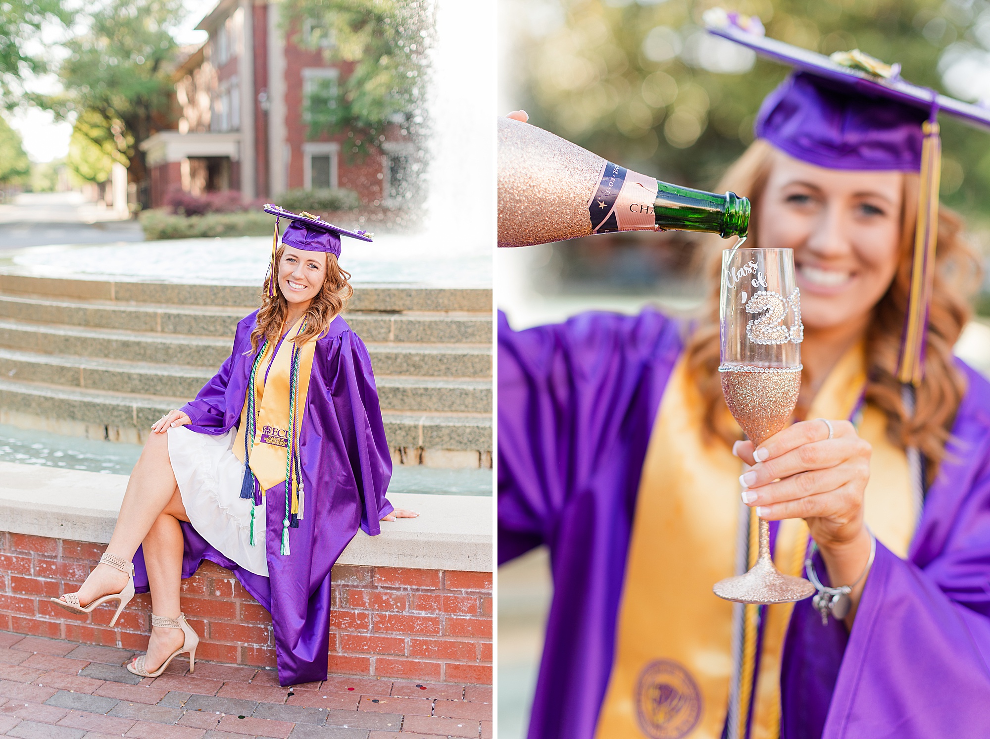 Senior Graduation Photos On ECU Campus And Dowdley-Ficklen | Gabrielle ...