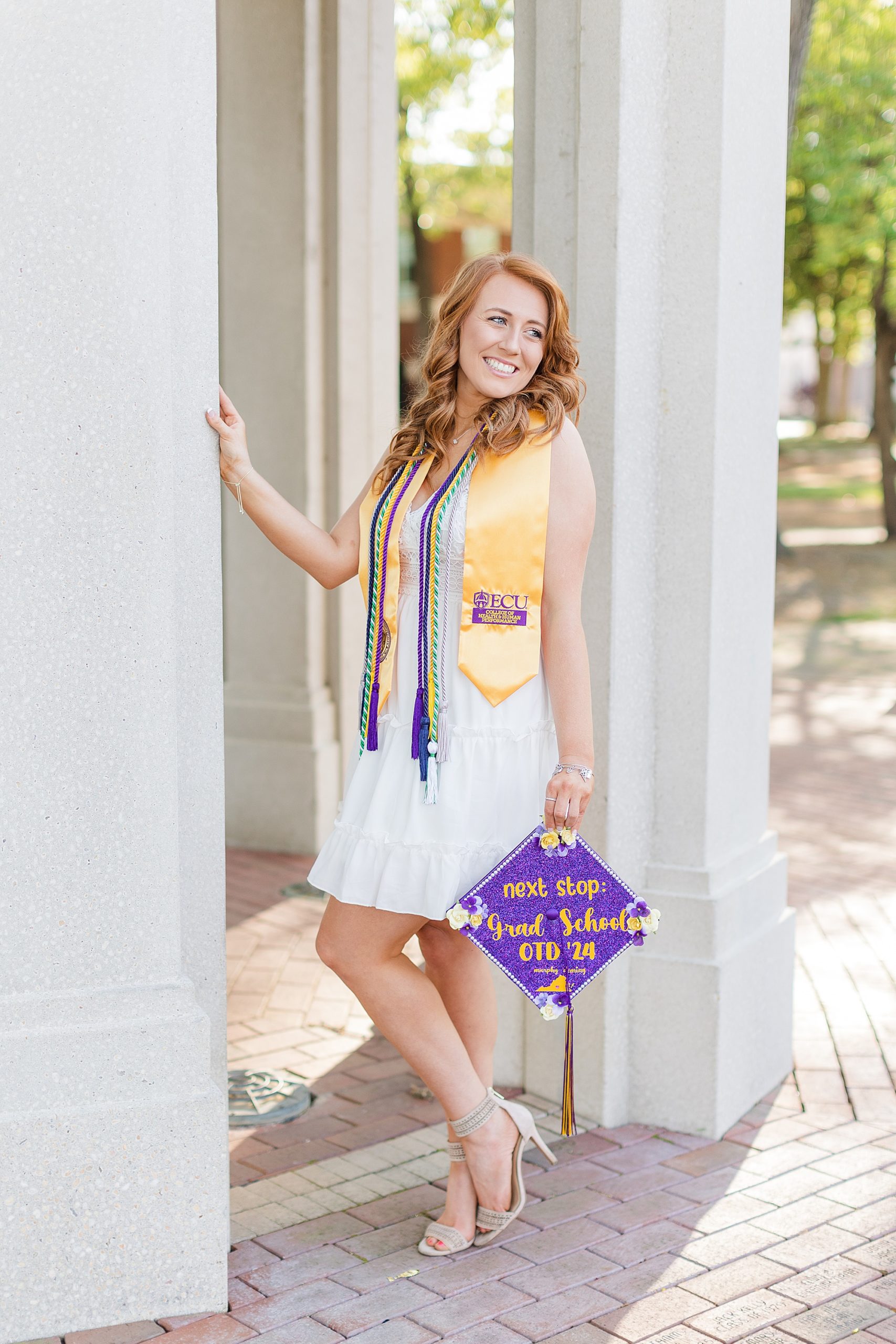 Senior Graduation Photos On ECU Campus And Dowdley-Ficklen | Gabrielle ...