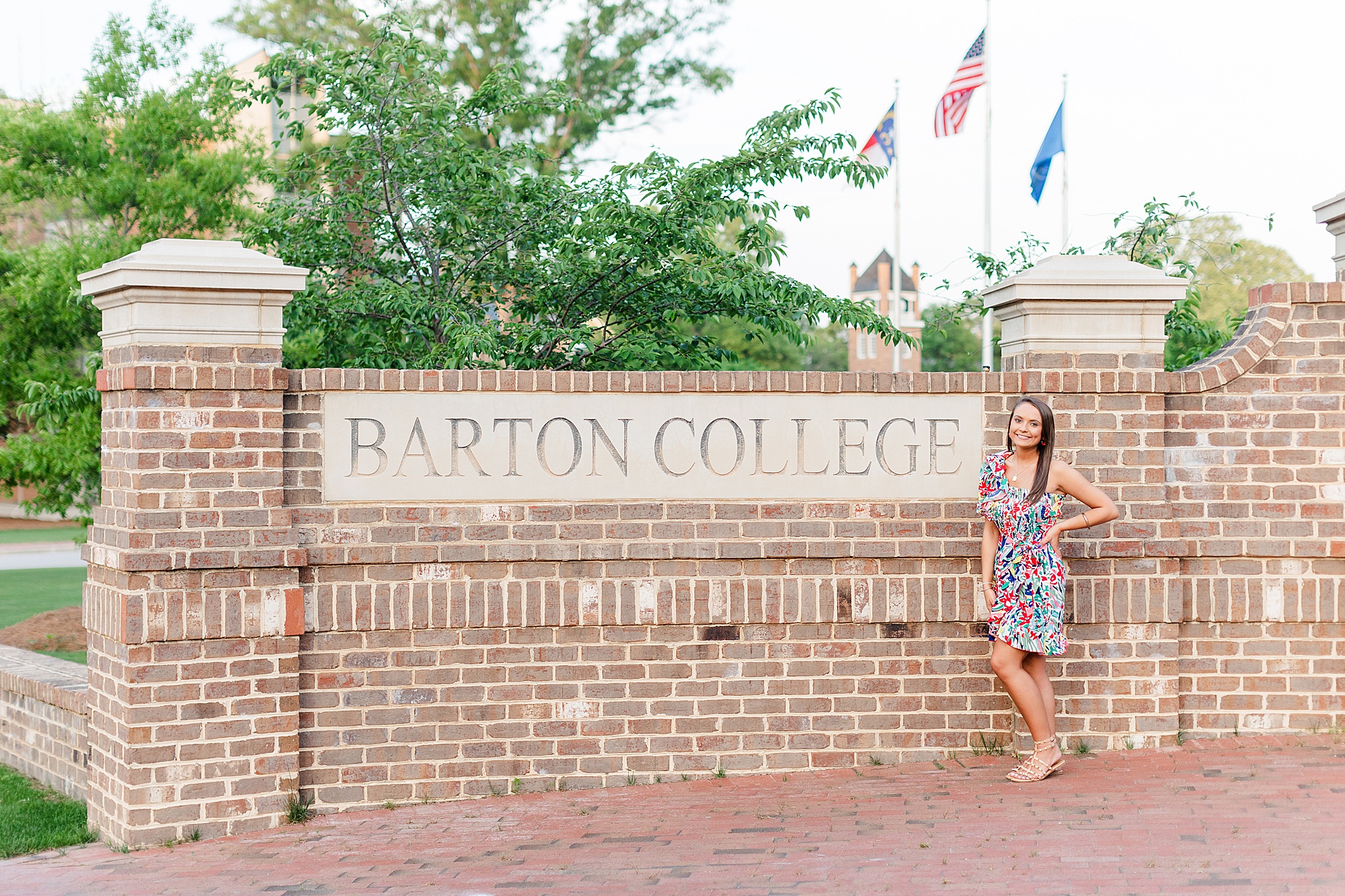 Barton College Senior Graduation Photos in Wilson, NC Madison Hinnant